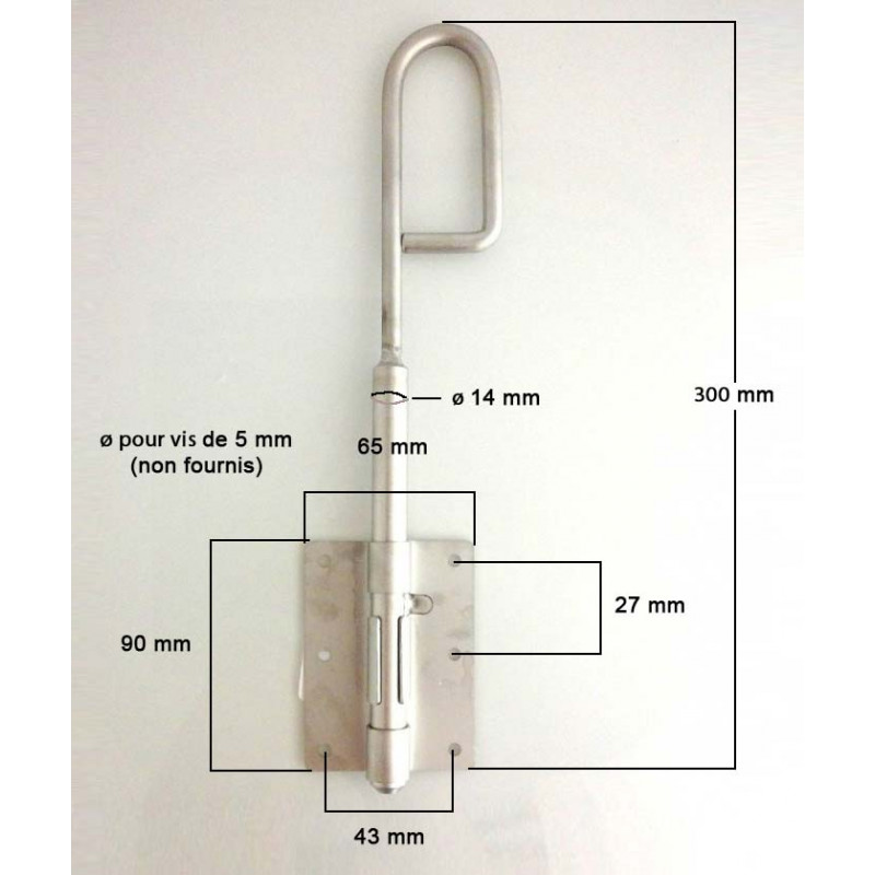 Verrous Ba Onnettes En Inox A Et A Hauteur Mm Ou Sur Mesure