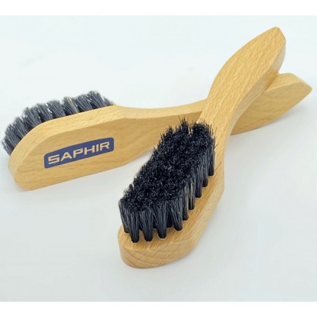 Brosse Cirage poils noirs Saphir